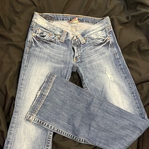 Lucky brand size 27 women’s boot cut jeans